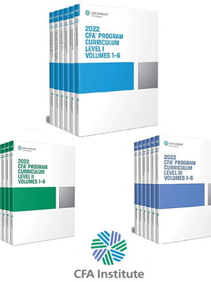 Cfa program curriculum 2022 level i ii iii box set 1-6