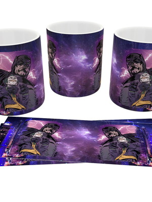 Caneca filme e série geek coringa e batman