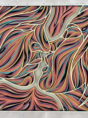 Quadro kiss love