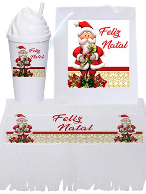 Lembrancinhas personalizadas papai noel - kit papai noel