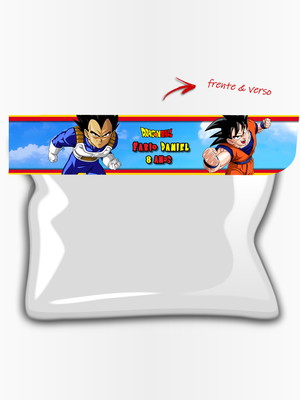 Lapela com saquinho dragon ball