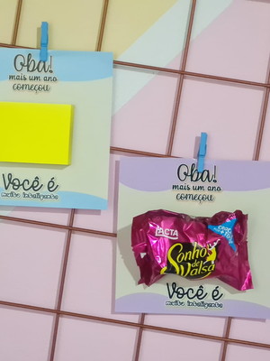 Volta as aulas- card com sonho de valsa