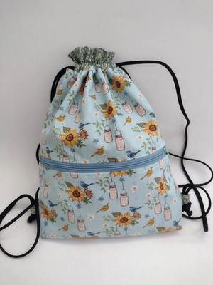 Mochila saco m tecido