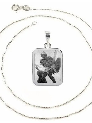 Colar pingente de prata 925 oxaguian