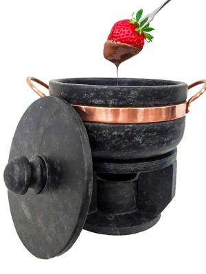 Fondue pedra sabão 1,5l curado