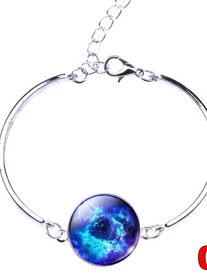 Pulseira cobre vidro resina cabochon jóia varios modelos