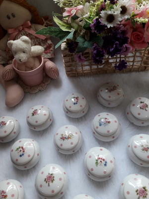 Porta joia porcelana personalizadas