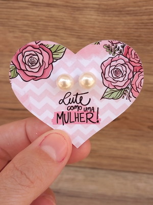 Brincos com card