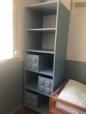 Armário organizador lego