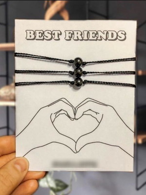 Kit pulseiras amizade best friends