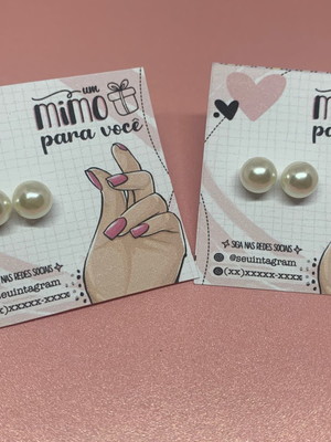 Tag com brinco - mimo para clientes