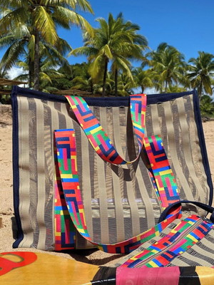 Bolsa de praia e necessaire