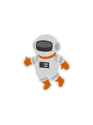 Patch bordado termocolante astronauta - modelo1