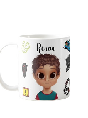Caneca personalizada videogame presente criativo para gamer