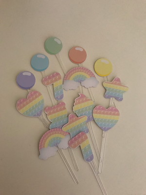 Pop it topper de docinhos