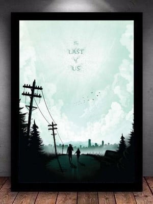 Quadro decorativo the last of us playstation