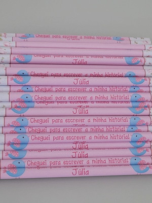 Lápis personalizado sem laço