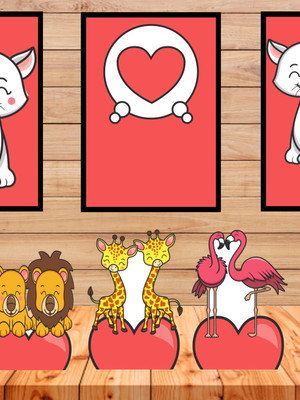 Paixão animal displays kit