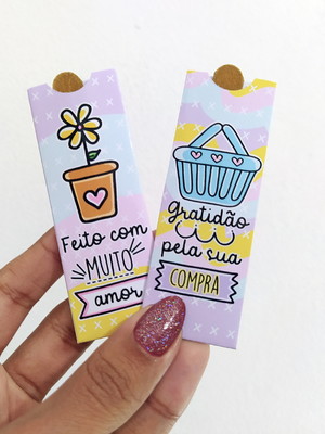 Mini lixa brinde personalizado