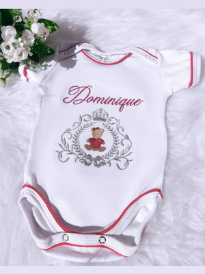 Body infantil bordado