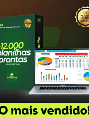 +12.000 planilhas excel prontas