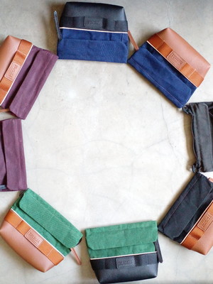 Minibag lona - pochete clutch tiracolo bagbike