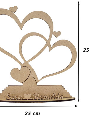 Centro de mesa grande mdf c/ base personalizado festa