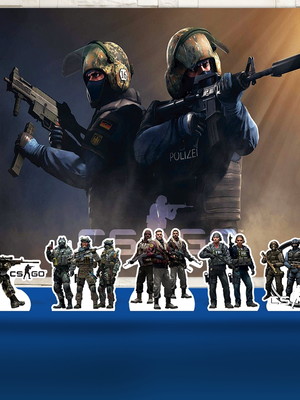Kit festa prata painel + display counter-strike cs go