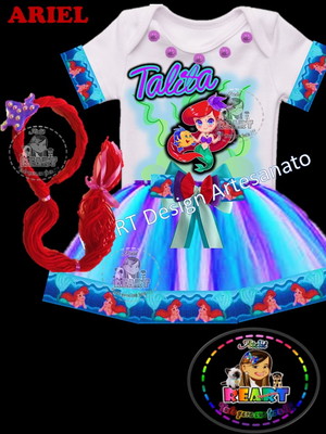 Fantasia pequena sereia ariel