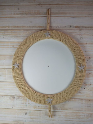 Moldura espelho sisal