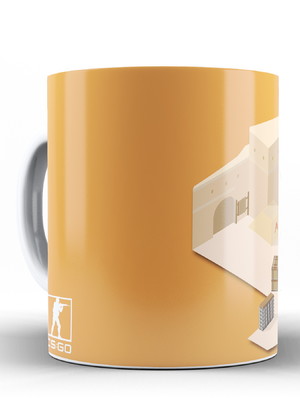 Caneca cs go mapa counter strike