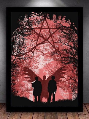 Quadro decorativo arte supernatural