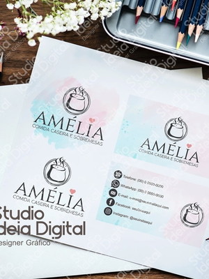 Identidade visual comida caseira