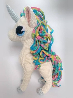 Unicórnio amigurumi