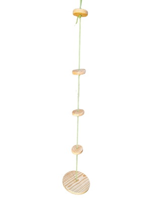 Corda de escalada para crianças fitness com plataformas