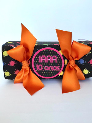 Caixa bala 3d neon