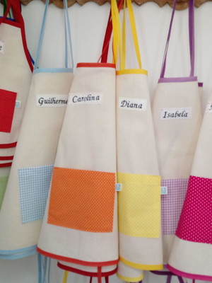 Avental infantil personalizado