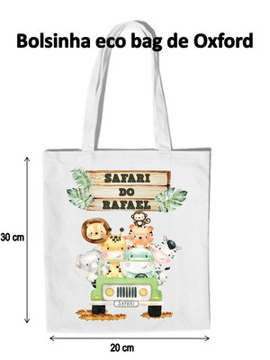 Bolsinha personalizada eco bag - safari