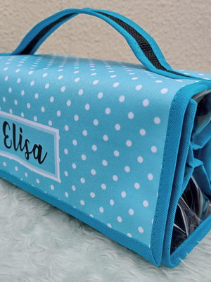 Necessaire estojo com 4 divisórias
