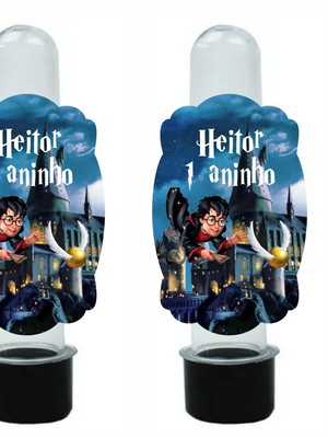 10 tubetes com apliques 3d apliques 3d - harry potter