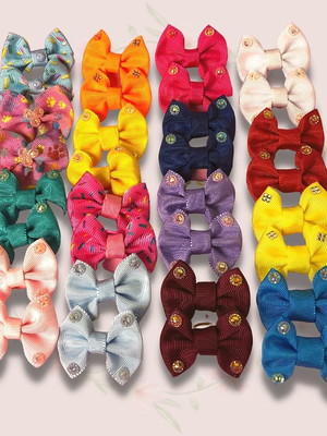 Kit laços pet tamanho ( p ) com 32 unidades (16 pares)