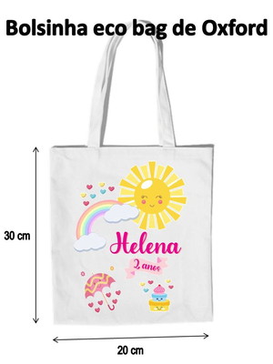 Bolsinha personalizada eco bag - raio de sol