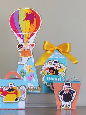Kit de personalizados luxo mundo bita 20 peças