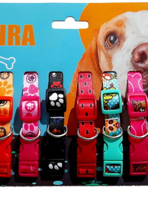 Kit 20 coleiras pet cães e gatos