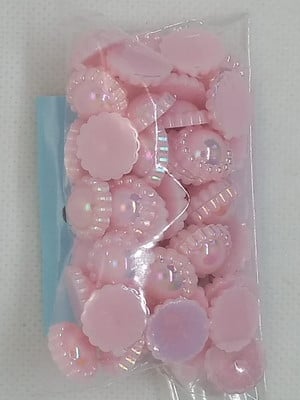 Perola craquelada rosa