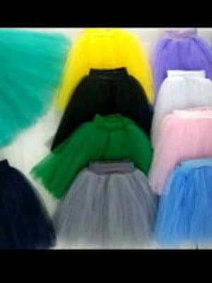 Saia tutu bailarina fantasia saiote infantil tule