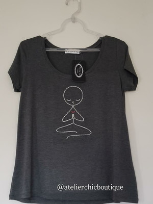 Blusa namaste coração