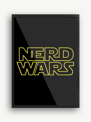 Quadro decorativo nerd wars gamer geek