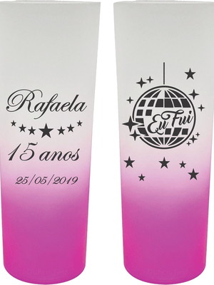 Copo long drink degradê personalizado