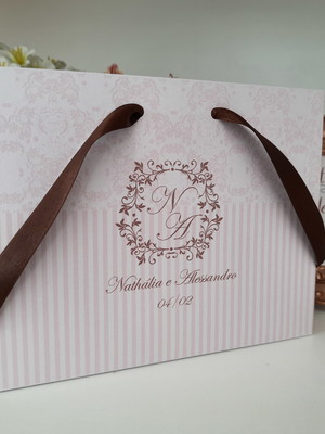 Convite personalizado para padrinhos de casamento